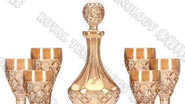 ガラス宝石類アーク イオン真空のめっき装置、ガラス ビン、瓶、ガラス ネックレスの錫の金のコーティング、銀