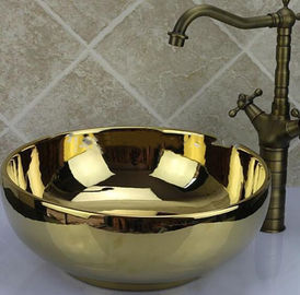 浴室の付属品の金張り機械、蛇口は金、真鍮の蛇口のZrNの金PVDのめっき機械を錫メッキします