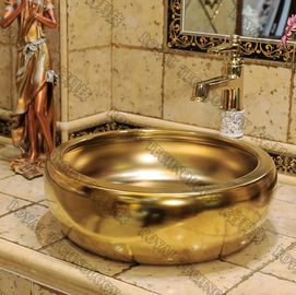 陶磁器の洗面所の金のコーティング装置、錫の金の洗面器のめっき機械