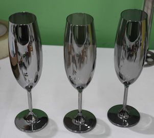 クリスタル グラスの真空のめっき、ガラスの灰皿、ガラスshisha PVDの虹色のコーティング