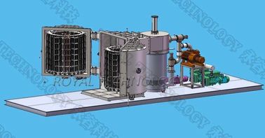 2 - ドア銅PVDの真空メッキ機械、抵抗のシステムを金属で処理する熱フィラメントの蒸発