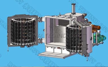 2 - ドア銅PVDの真空メッキ機械、抵抗のシステムを金属で処理する熱フィラメントの蒸発