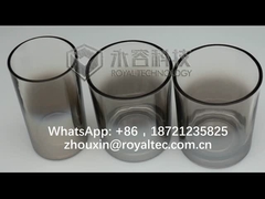 チャコール グレーのガラス製品、smokeyの灰色色