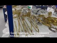 キッチン用品のためのPVD TiN ゴールドコーティング PVD ZrN ゴールドコーティング